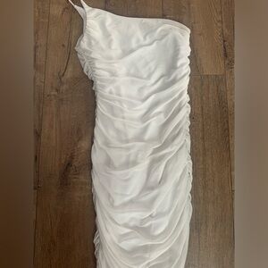 Princess Polly White one shoulder Dress